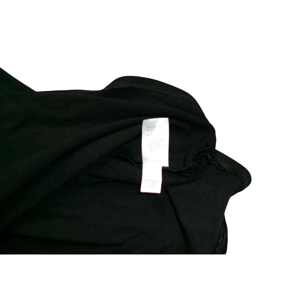 J. Jill Wearever Collection Black Button Down Stretch Tunic Midi Dress‎ Small